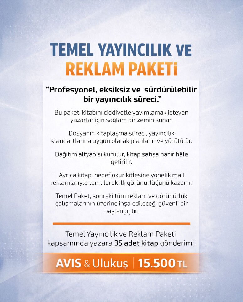 Temel Yayıncılık ve Reklam Paketi
