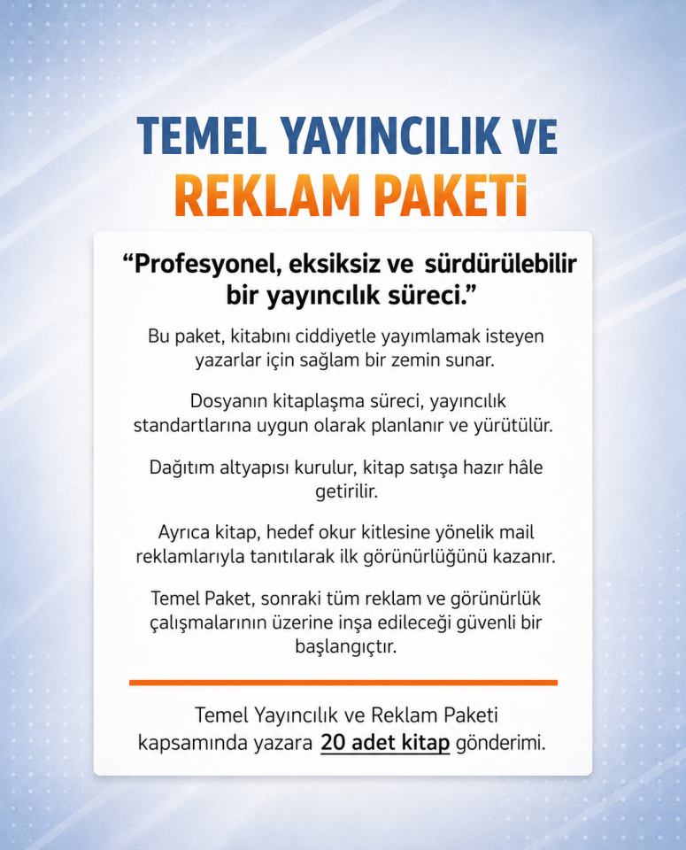 Temel Yayıncılık ve Reklam Paketi