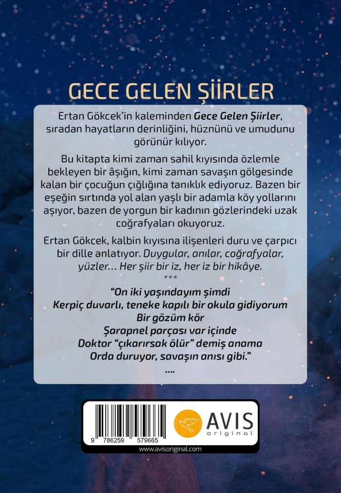 GECE GELEN ŞİİRLER | Ertan Gökcek
