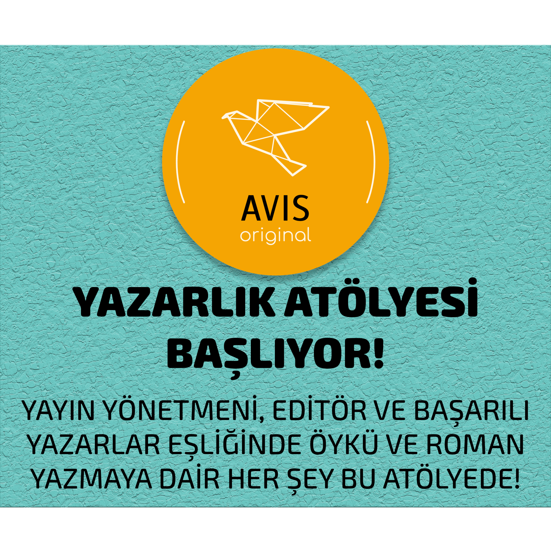 YAZARLIK ATÖLYESİ - 2 AYLIK EĞİTİM VE KOLEKTİF KİTAP