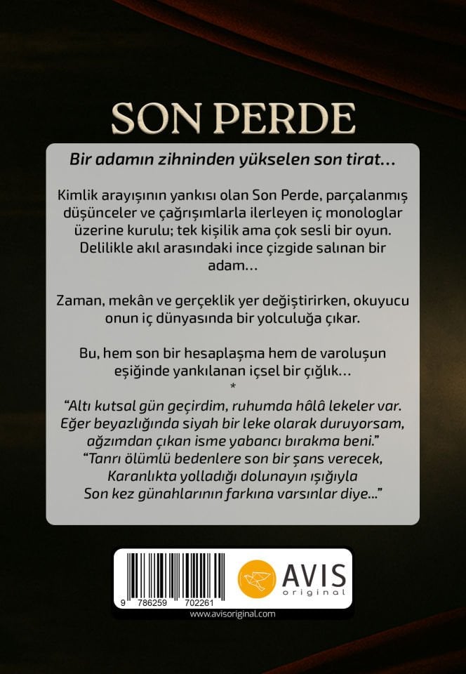 SON PERDE | Hamza Benhür Doğan