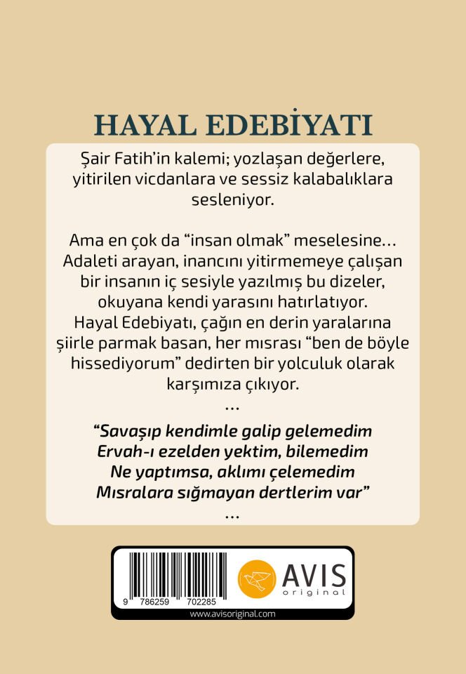 HAYAL EDEBİYATI | Fatih Karakütük