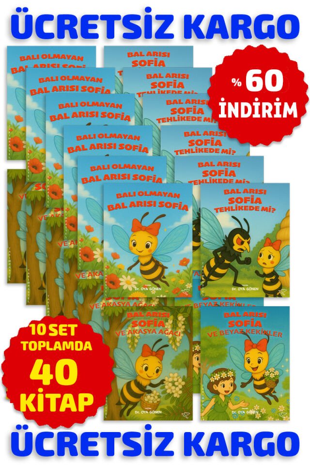 BAL ARISI SOFİA SERİSİ | Dr. Oya Gönen | 10 SET - TOPLAM 40 KİTAP