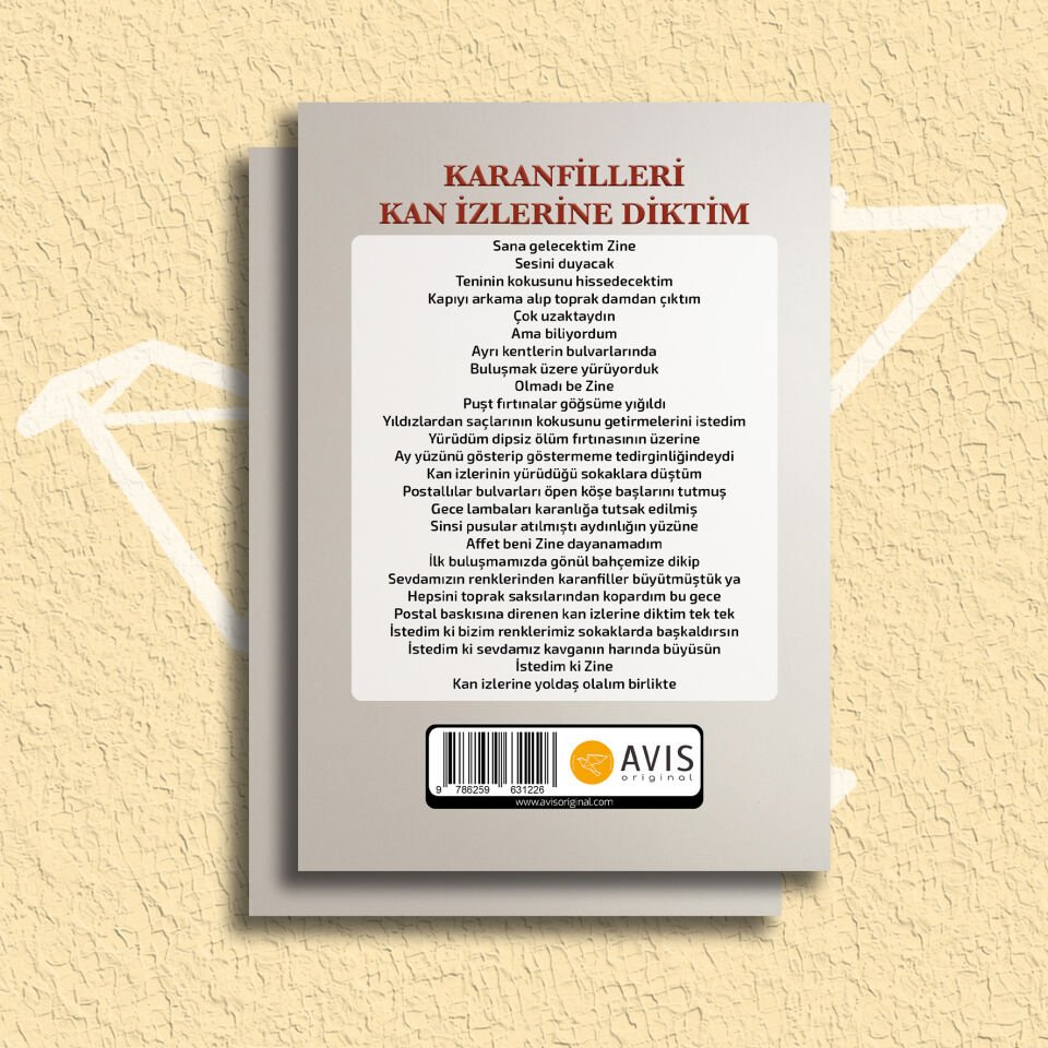 20 ADET | KARANFİLLERİ KAN İZLERİNE DİKTİM | Erhan Altun(TOPLU SET)