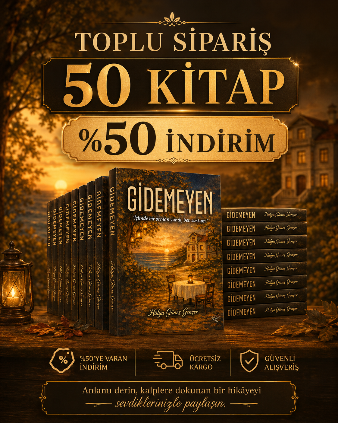 GİDEMEYEN | 50 Adet TOPLU SET